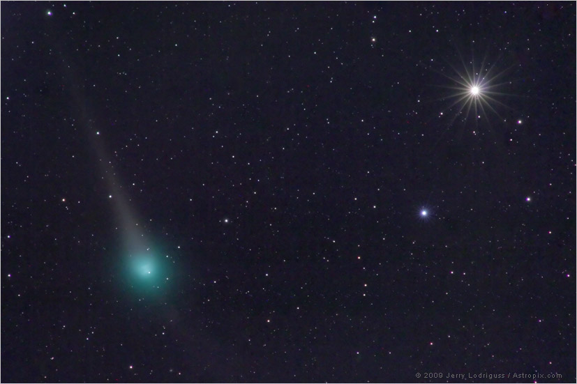 APOD: 2009 February 27 – Lulin and Saturn near Opposition