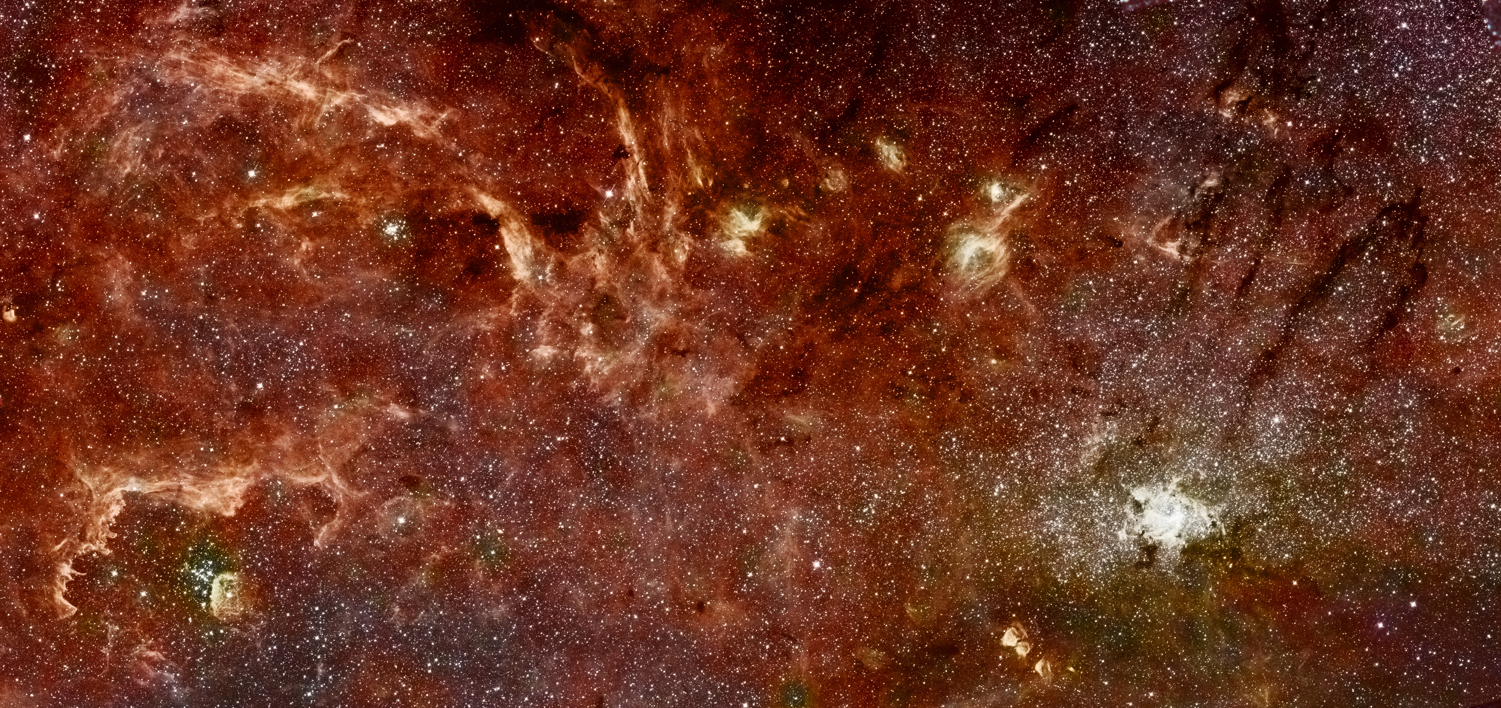 APOD: 2009 January 7 – The Galactic Core in Infrared