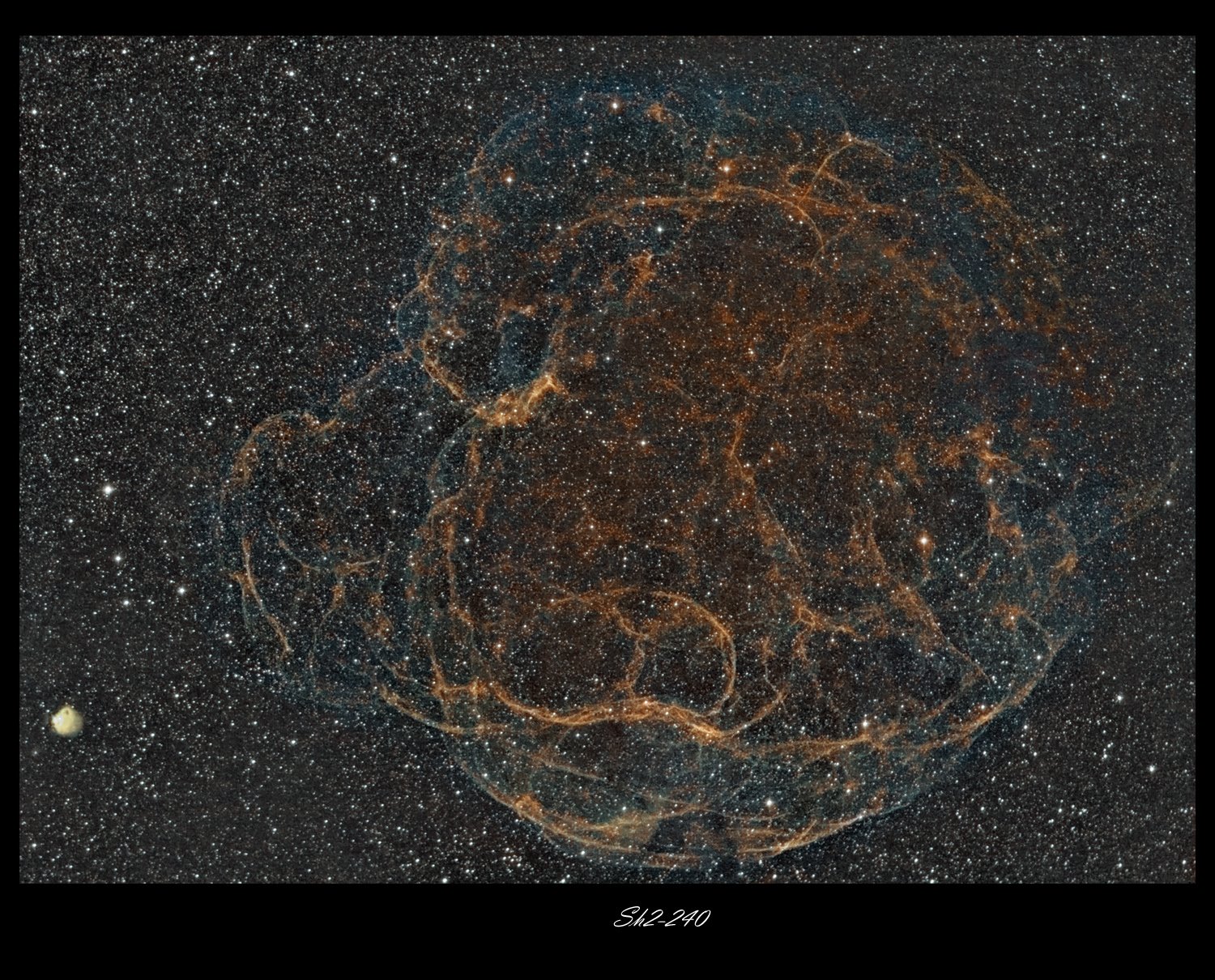 APOD: 2009 January 31 – Simeis 147: Supernova Remnant