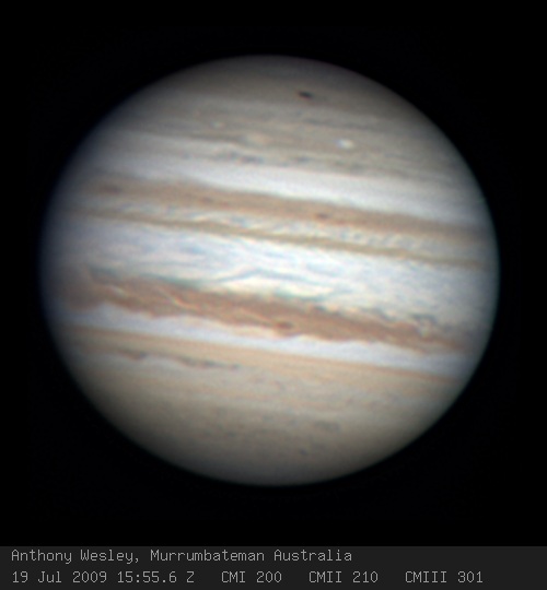 APOD: 2009 July 23 – Jupiter’s Impact Scar