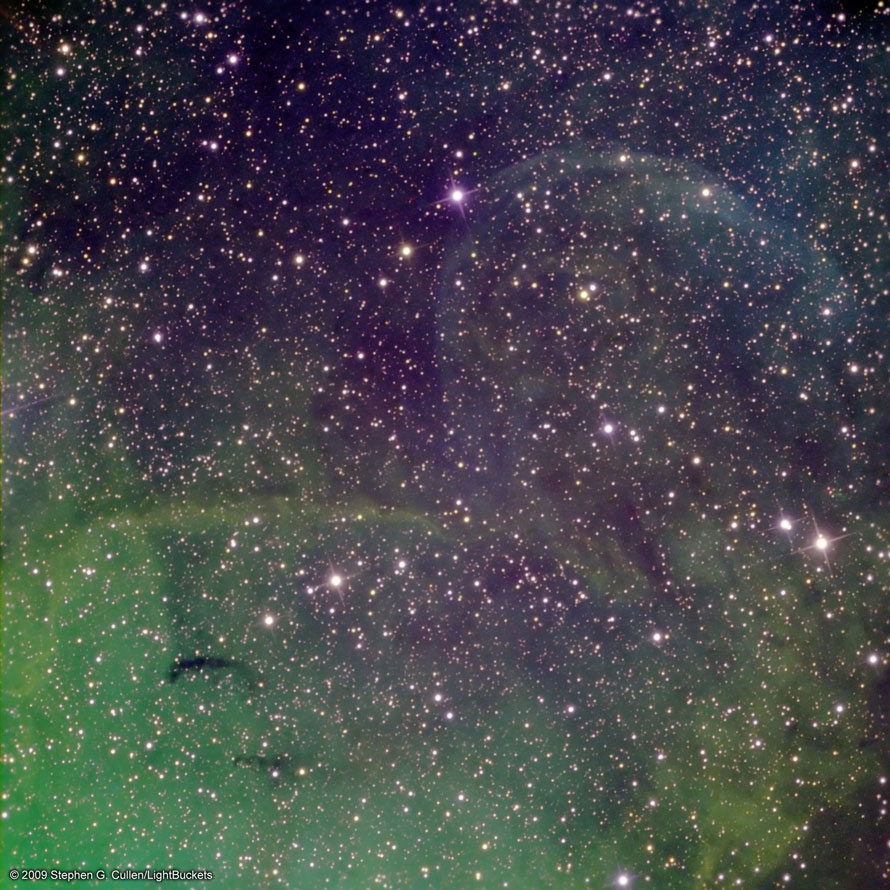 APOD: 2009 June 8 – Possible Jet Blown Shells Near Microquasar Cygnus X1