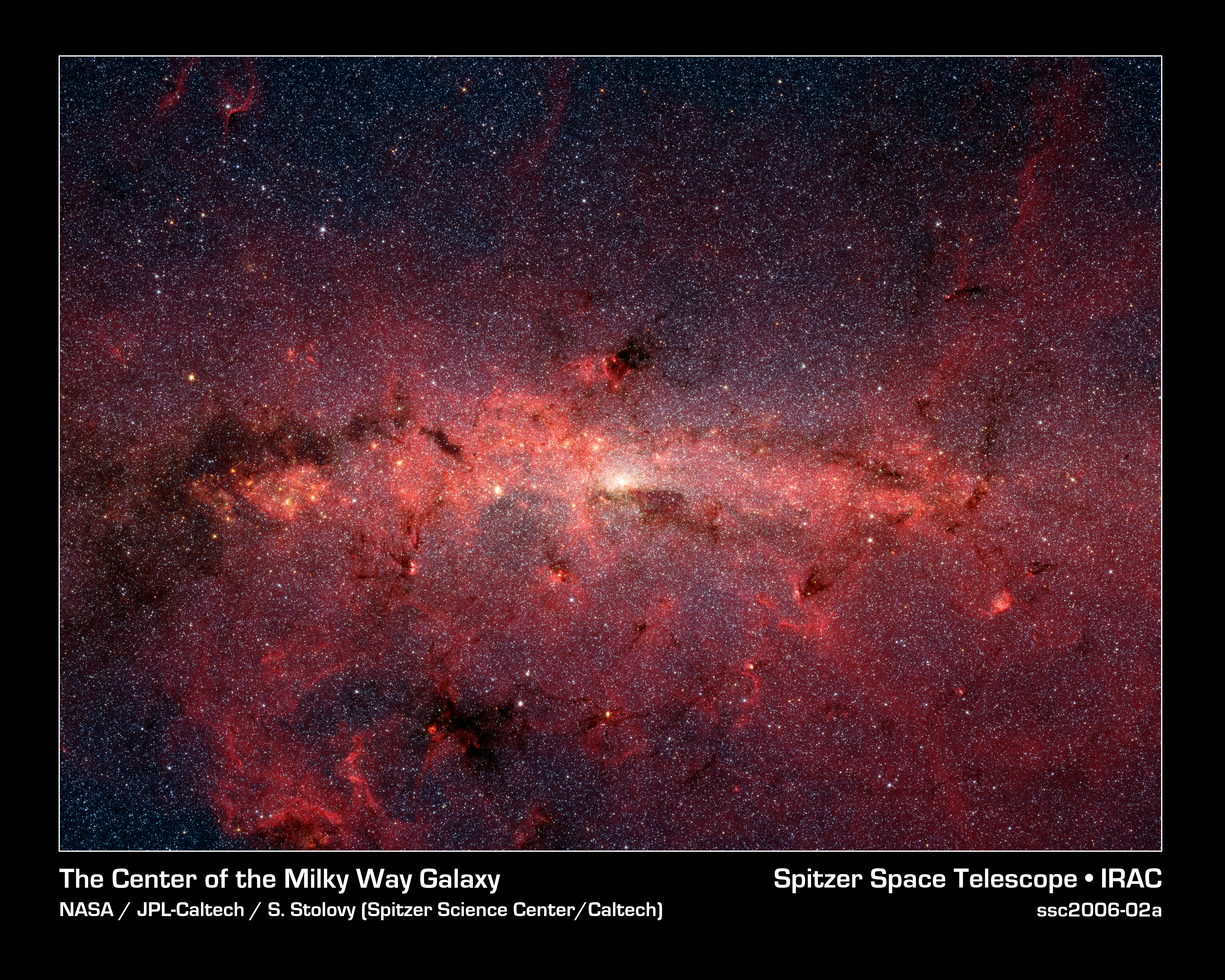APOD: 2009 June 14 – Stars at the Galactic Center