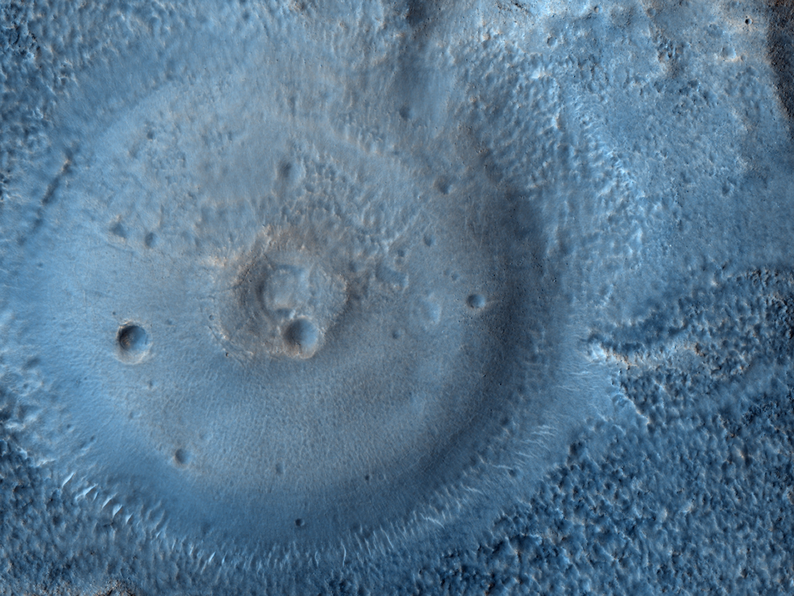 APOD: 2009 March 30 – Possible Mud Volcanoes on Mars