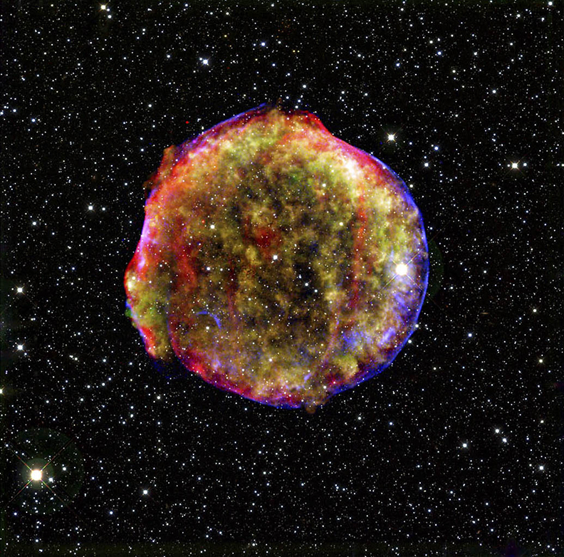 APOD: 2009 March 17 – Tycho’s Supernova Remnant