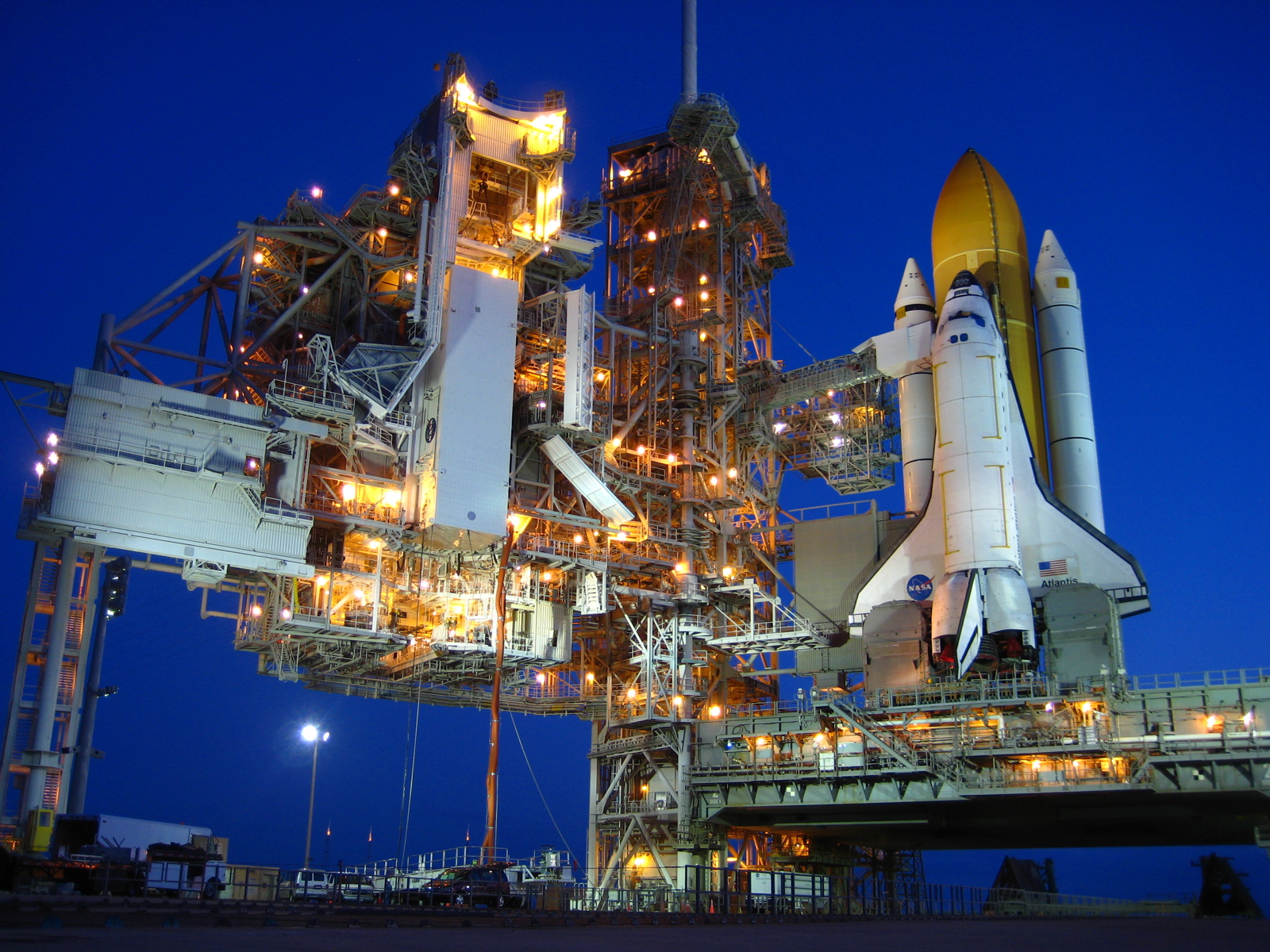 APOD: 2009 May 13 – A Space Shuttle Before Dawn