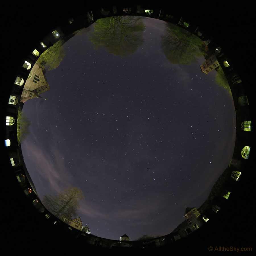 APOD: 2009 May 6 – A Spring Sky Over Hirsau Abbey