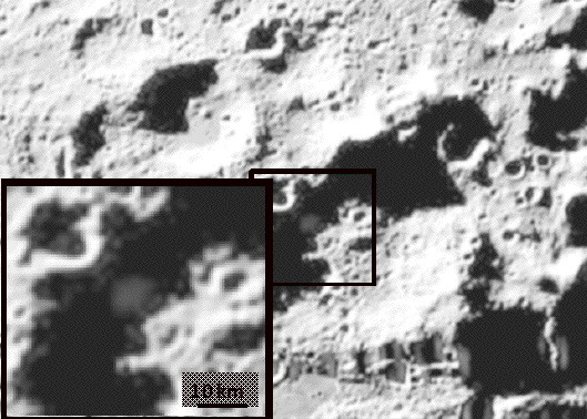 APOD: 2009 November 18 – Water Discovered in Moon Shadow