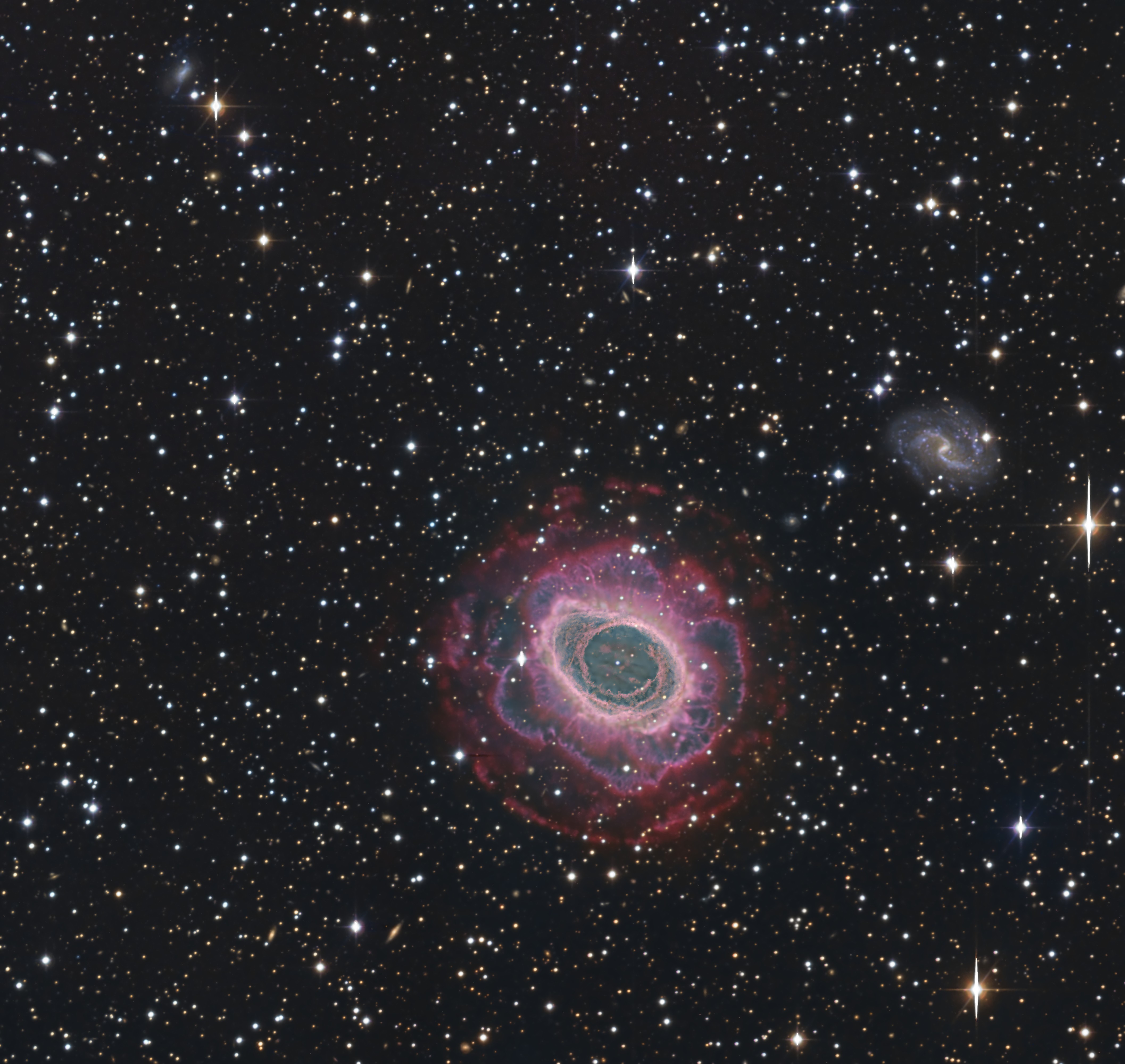 APOD: 2009 November 6 – Ring Nebula Deep Field