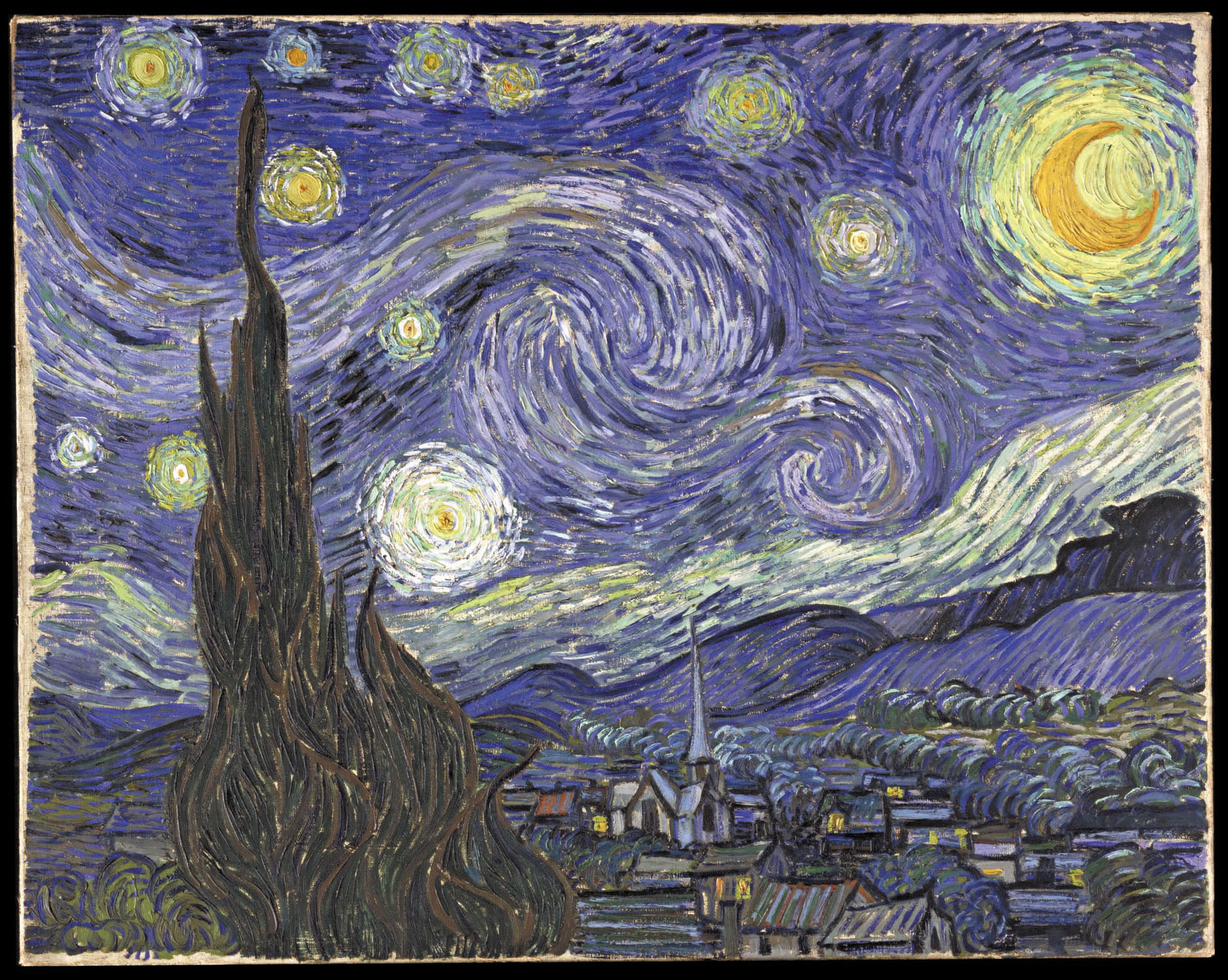 APOD: 2009 October 11 – Starry Night by Vincent van Gogh