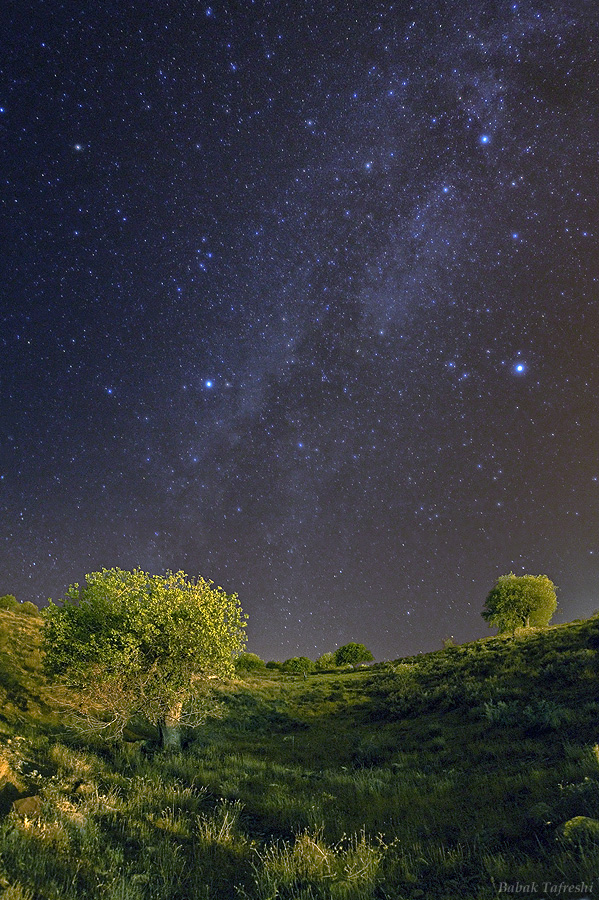 APOD: 2009 September 12 – Summer Night in Astronomy Town