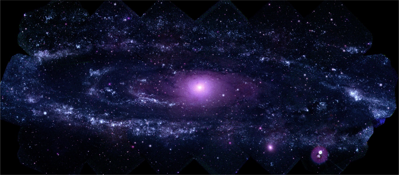 APOD: 2009 September 17 – Ultraviolet Andromeda