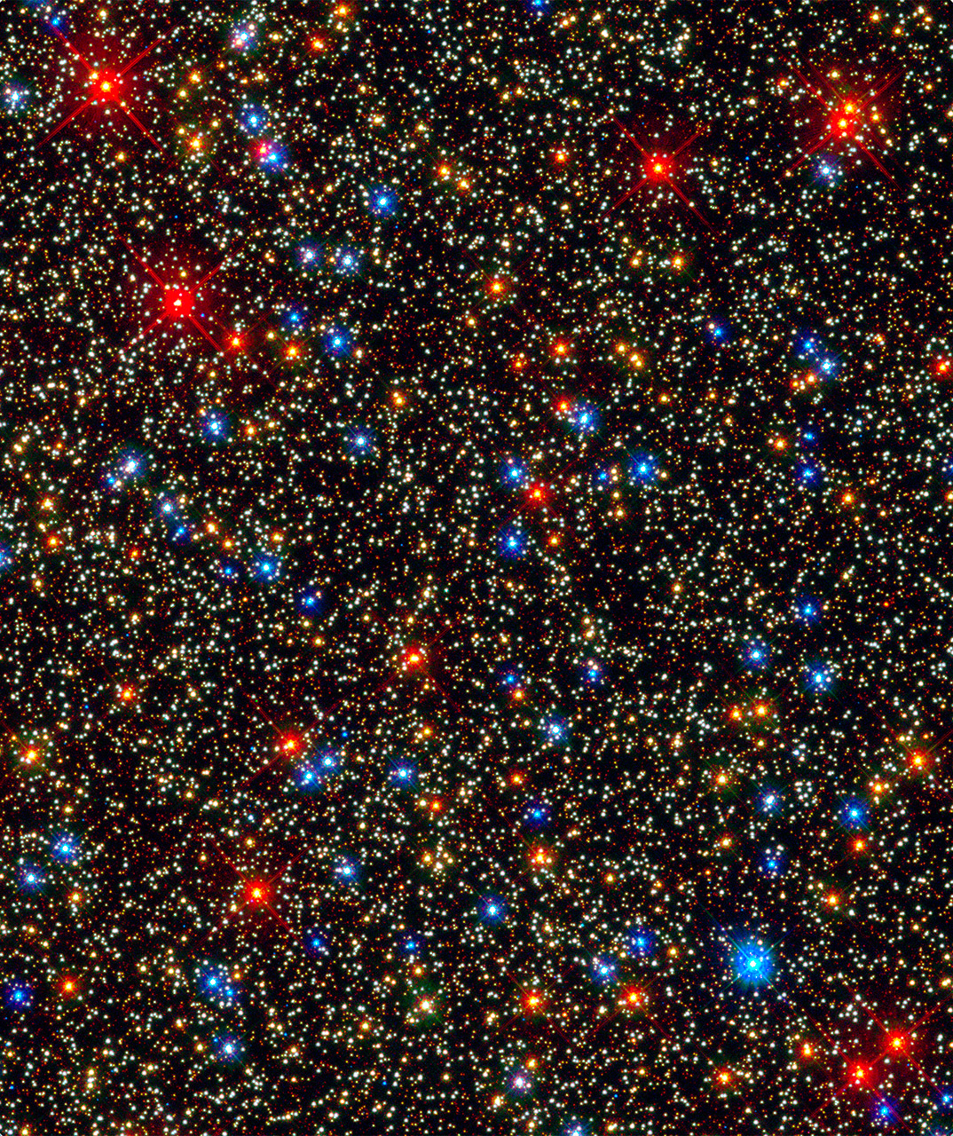 APOD: 2009 September 14 – The Center of Globular Cluster Omega Centauri
