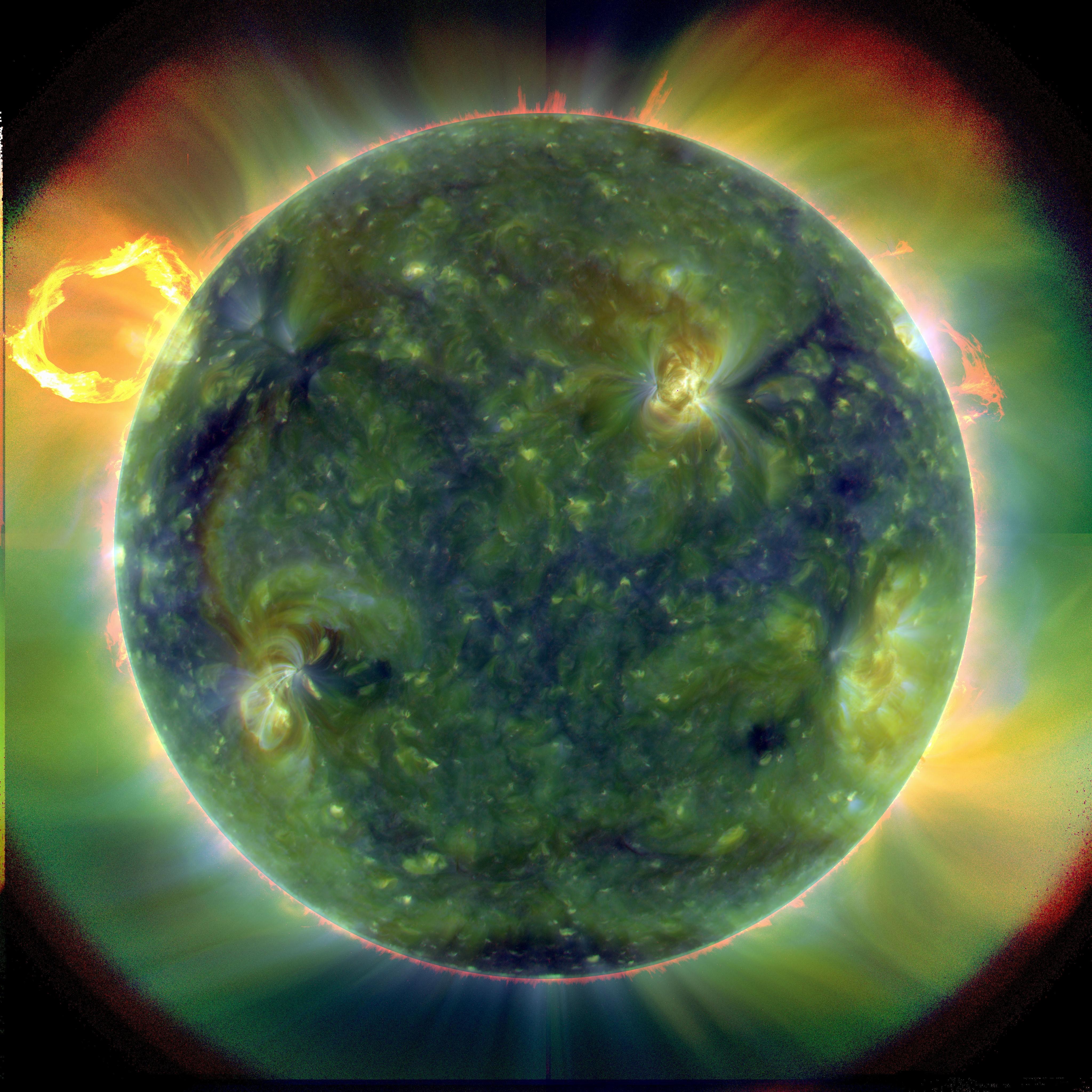 APOD: 2010 April 23 – SDO: The Extreme Ultraviolet Sun