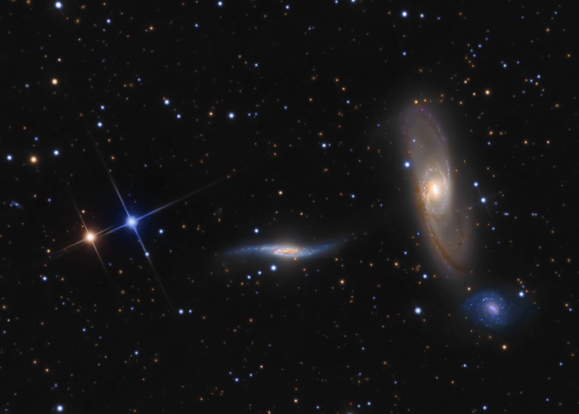 APOD: 2010 August 13 – Arp 286: Trio in Virgo
