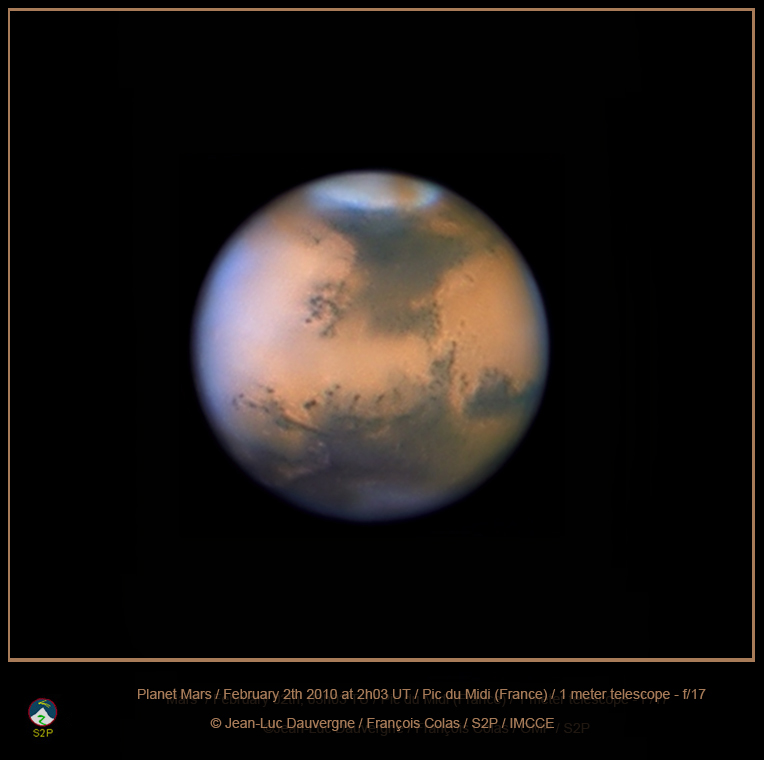 APOD: 2010 February 5 – Dust Storm on Mars