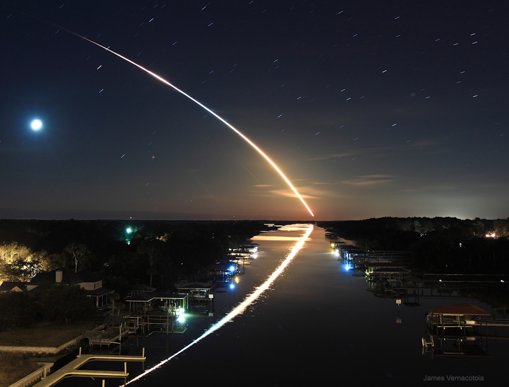 APOD: 2010 February 13 – Waterway to Orbit