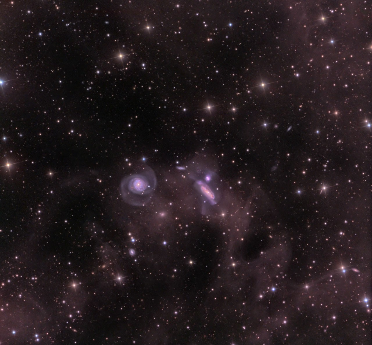 Dust and the NGC 7771 Group — APOD for 2010-01-21