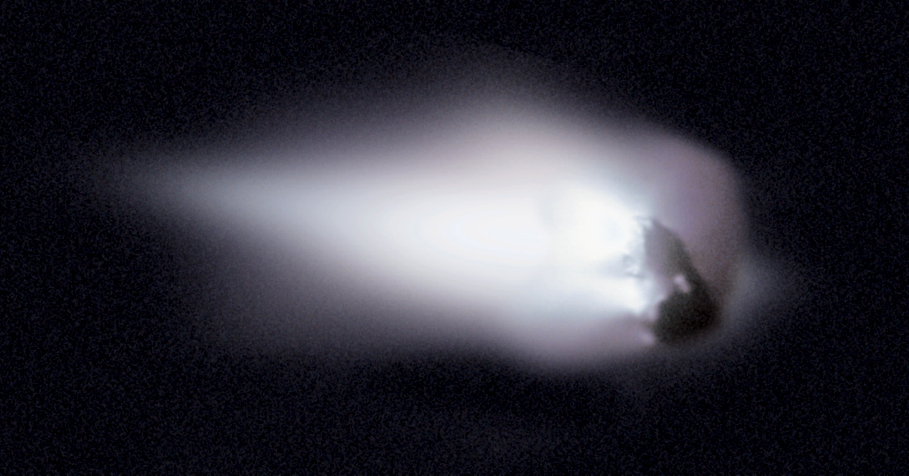 APOD: 2010 January 4 – Comet Halley’s Nucleus: An Orbiting Iceberg