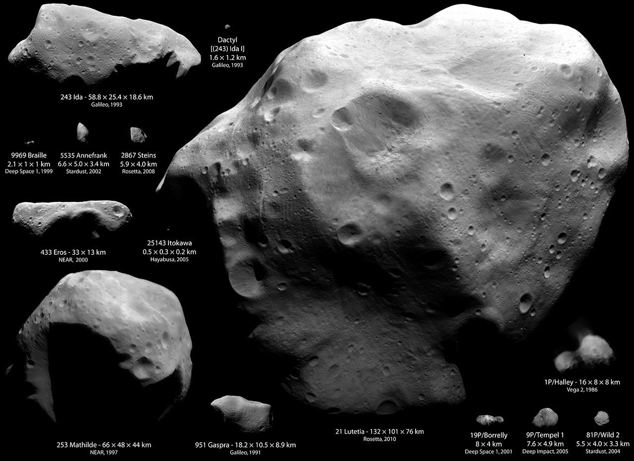 Lutetia: The Largest Asteroid Yet Visited — APOD for 2010-07-26