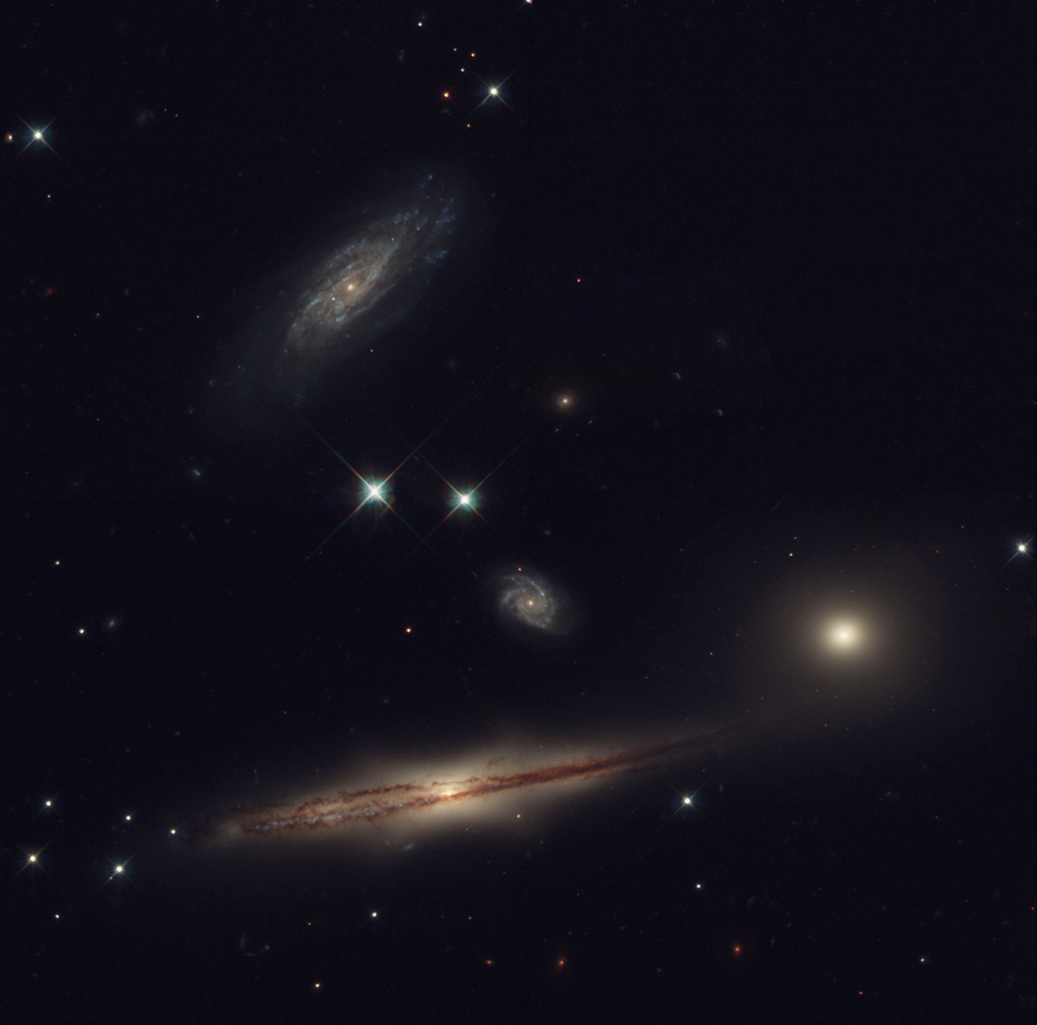 APOD: 2010 July 6 – HCG 87: A Small Group of Galaxies