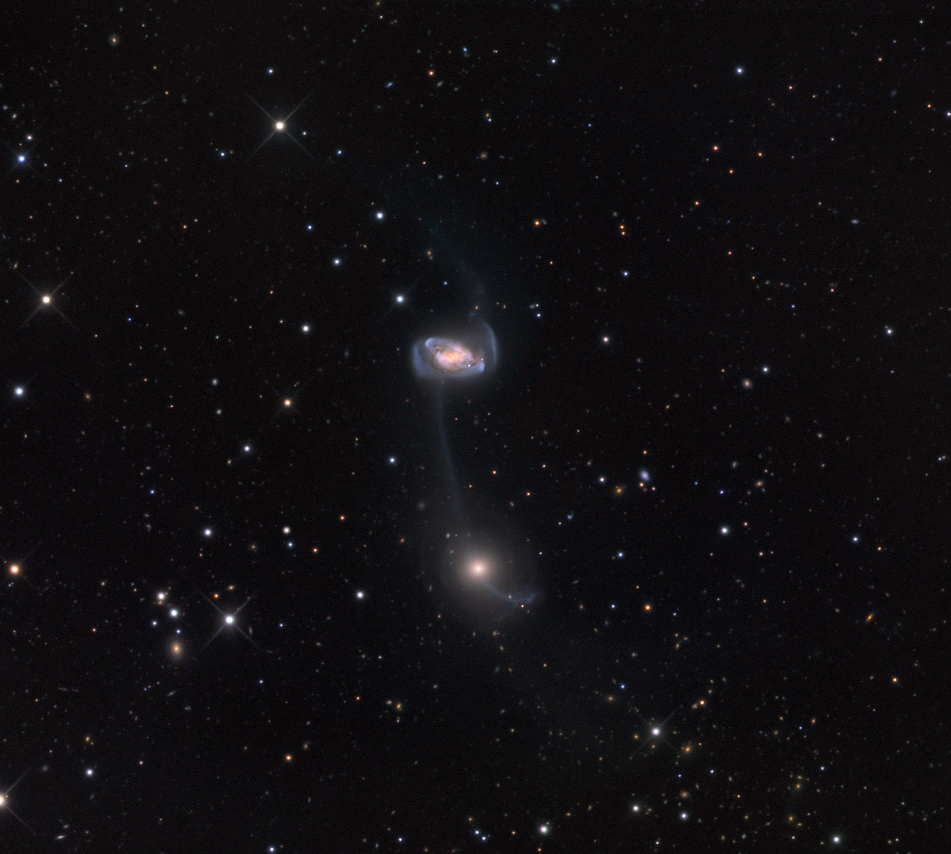 APOD: 2010 July 2 – Galaxies on a String