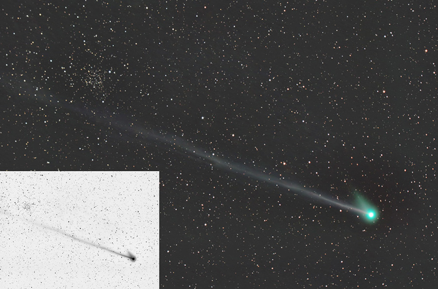APOD: 2010 June 17 – Comet McNaught Passes NGC 1245