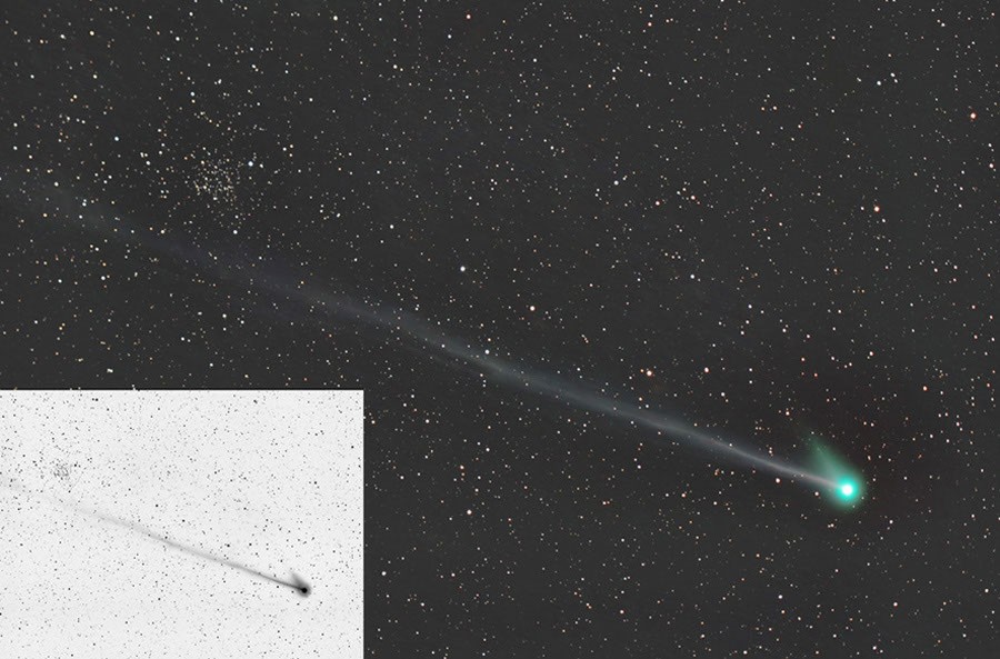 Comet McNaught Passes NGC 1245 — APOD for 2010-06-17