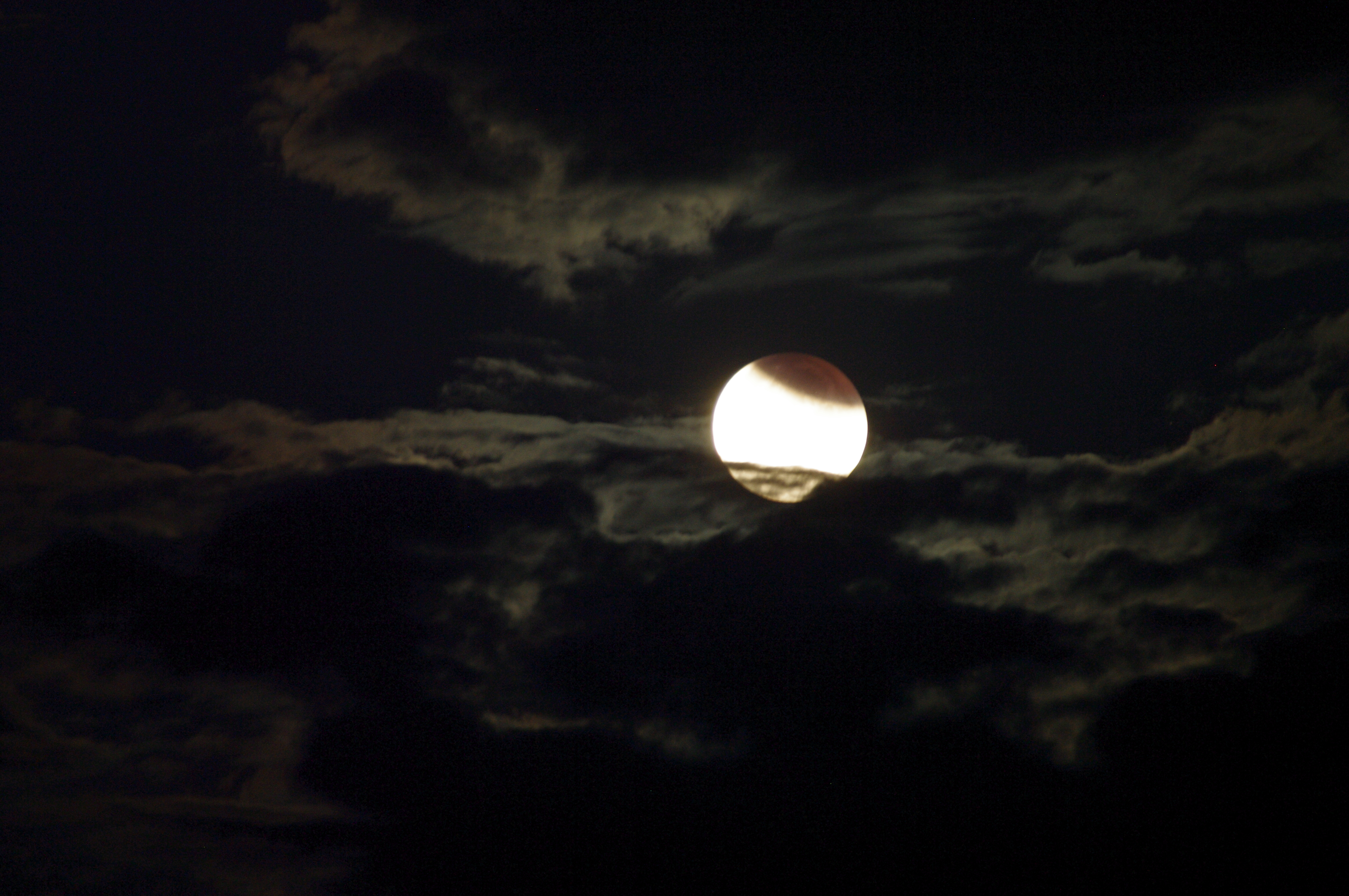 APOD: 2010 June 28 – A Partial Lunar Eclipse