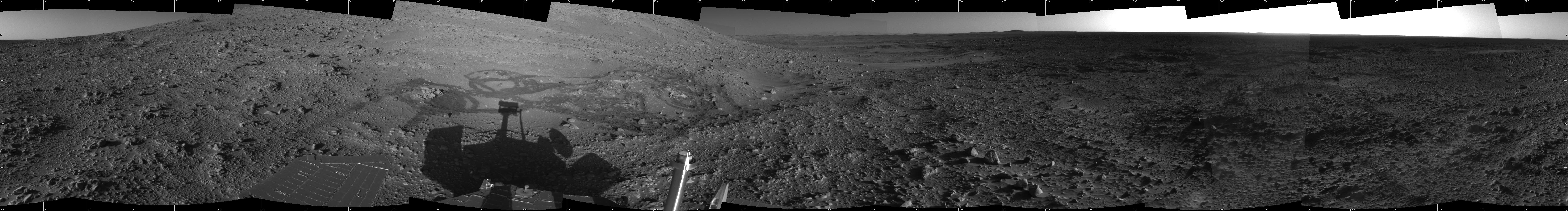 APOD: 2010 March 7 – Spirit Rover at Engineering Flats on Mars