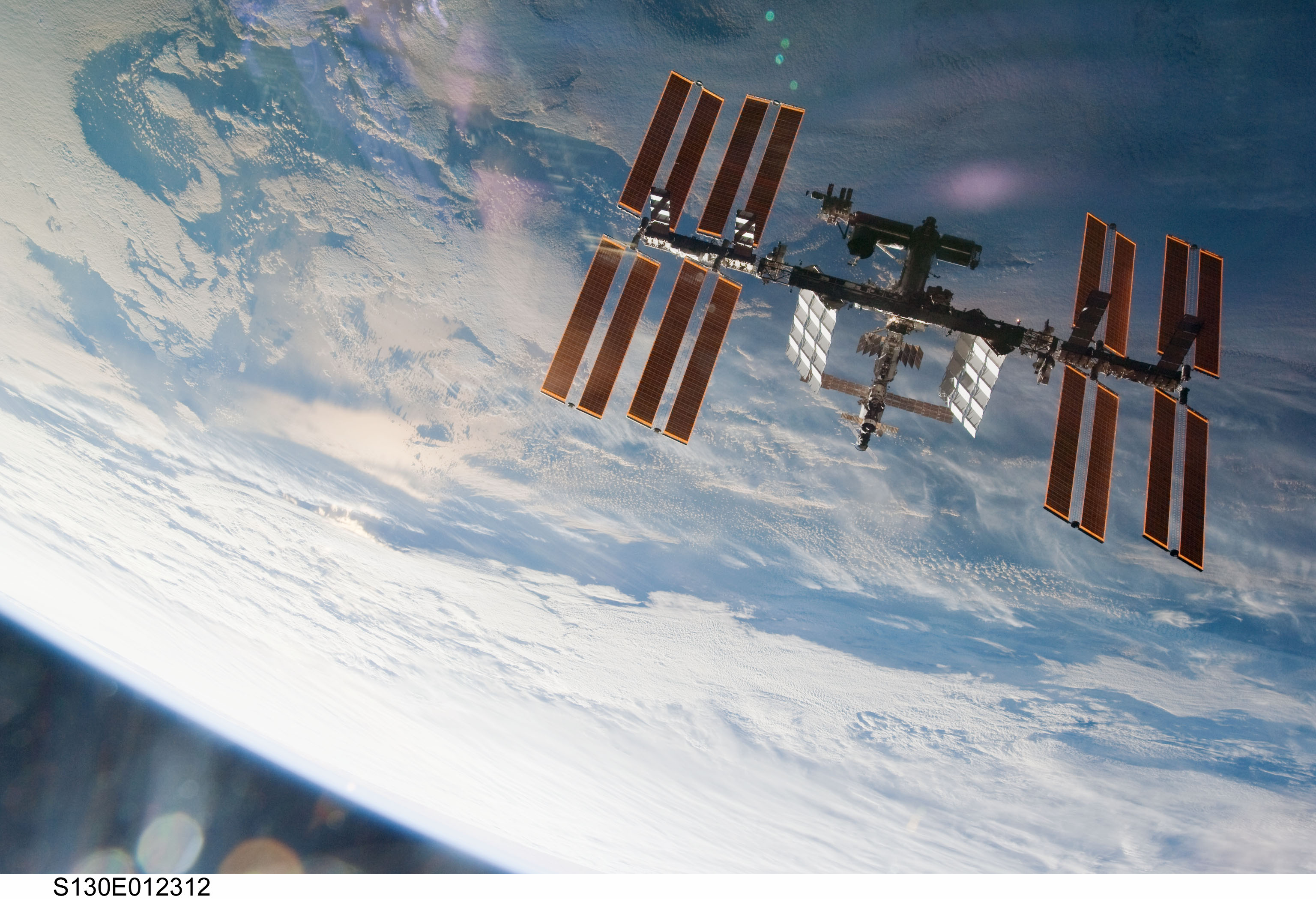 APOD: 2010 March 3 – The International Space Station from Above