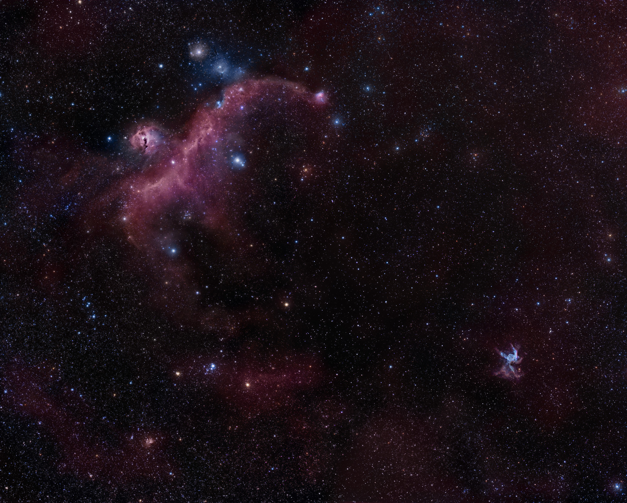 APOD: 2010 March 19 – The Seagull and The Duck