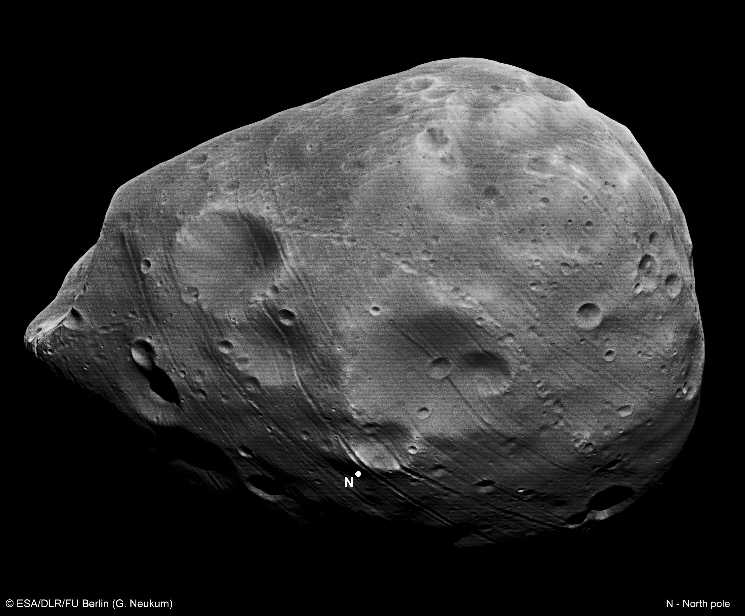 APOD: 2010 March 17 – Phobos from Mars Express