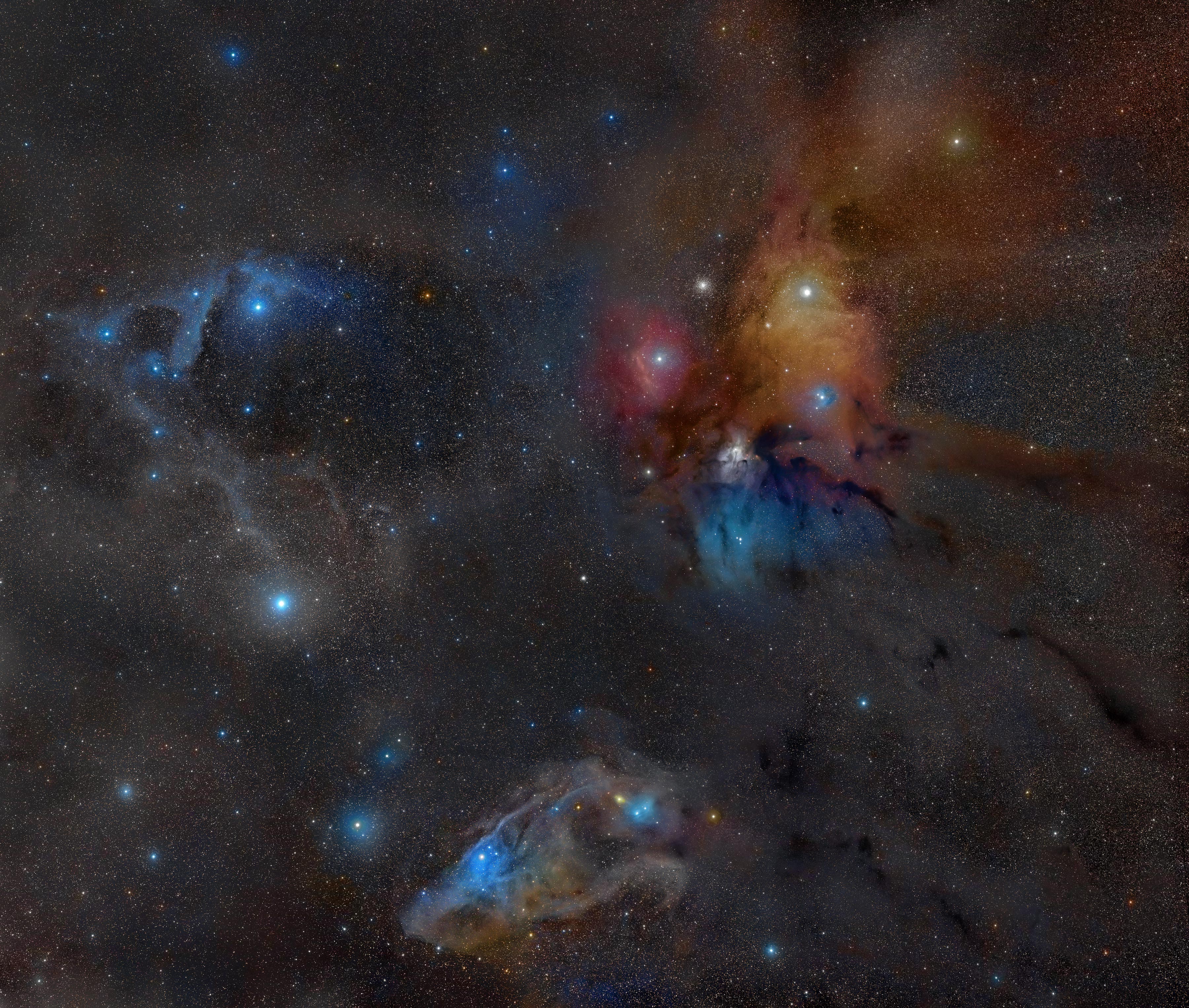APOD: 2010 May 24 – Rho Ophiuchi Wide Field