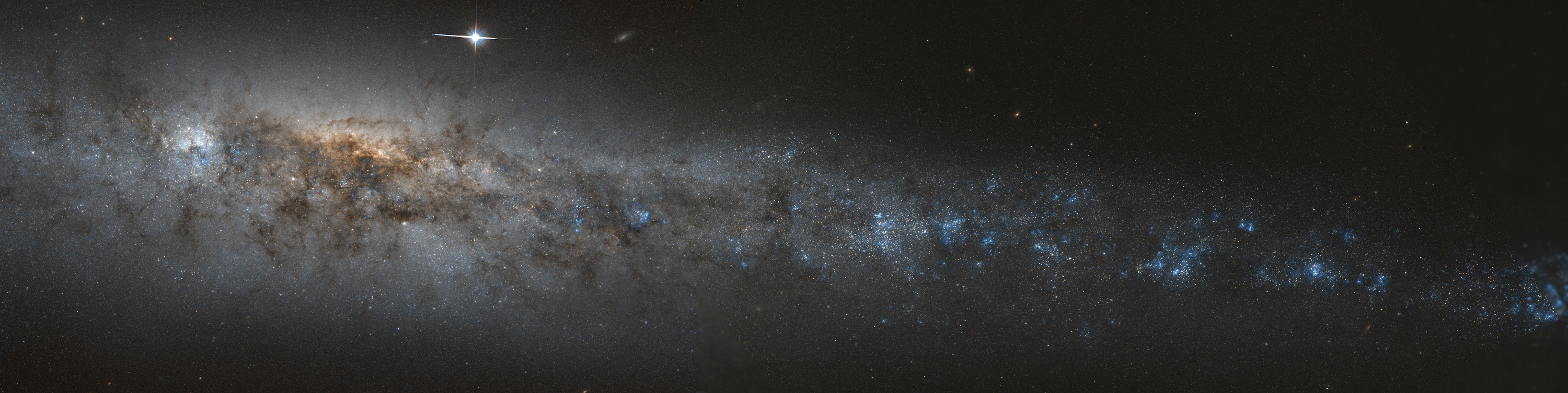 APOD: 2010 May 17 – Panorama of the Whale Galaxy