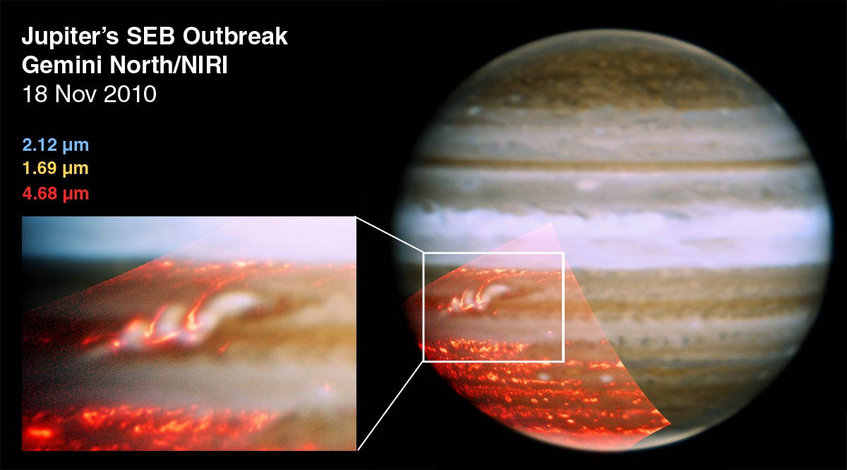 APOD: 2010 November 29 – Dark Belt Reappearing on Jupiter