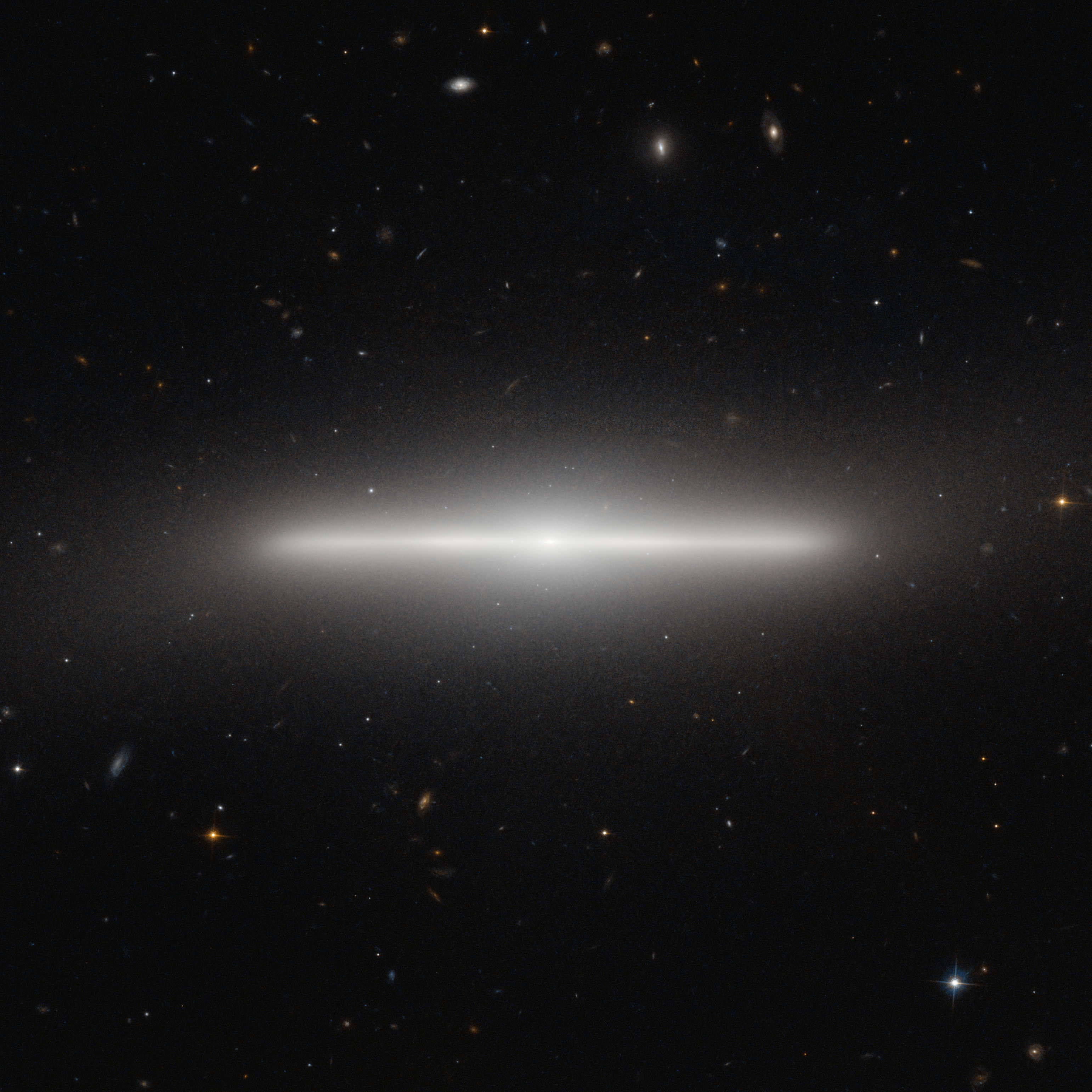 APOD: 2010 November 9 – NGC 4452: An Extremely Thin Galaxy