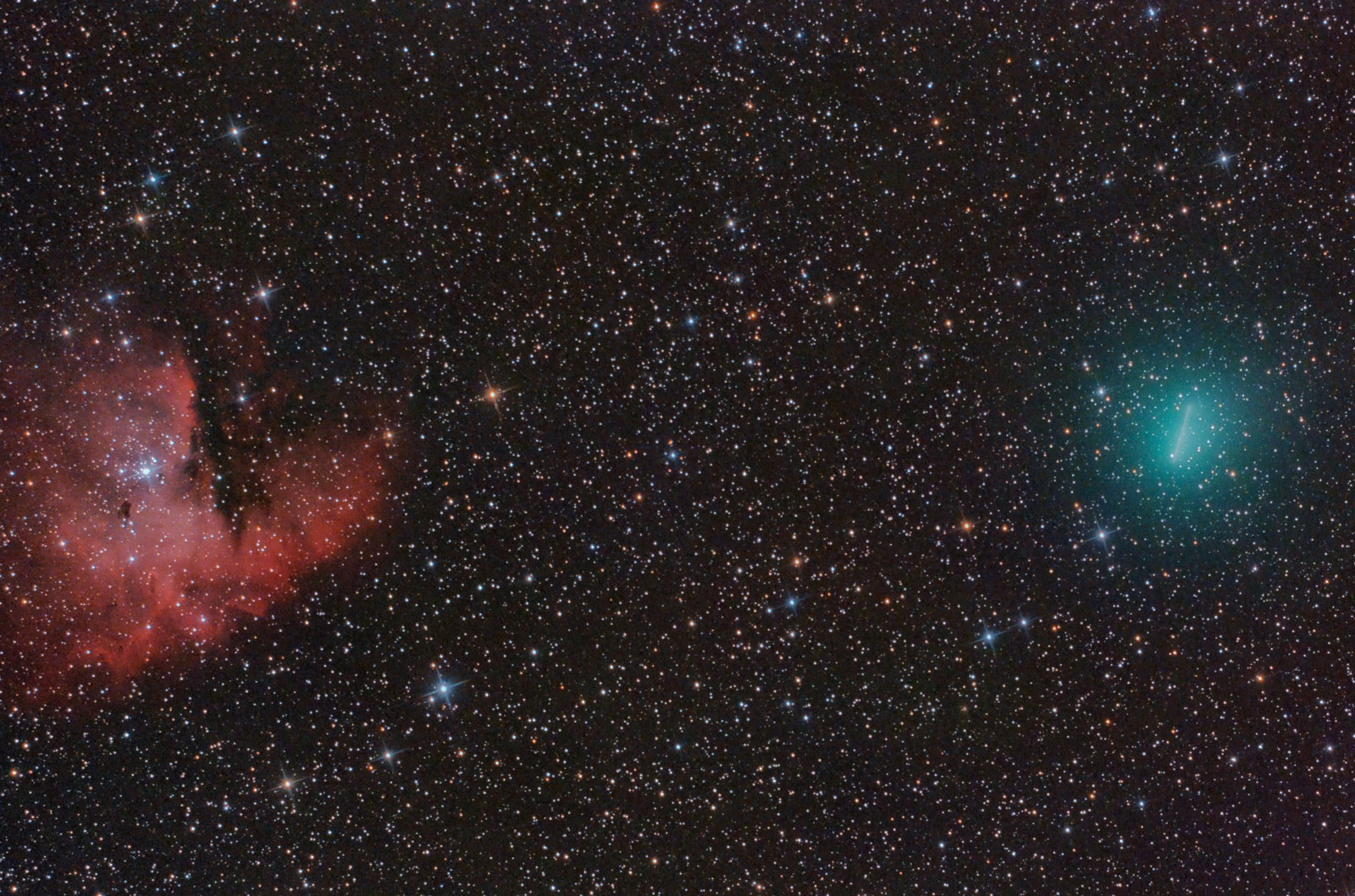 APOD: 2010 October 7 – Pacman and Hartley