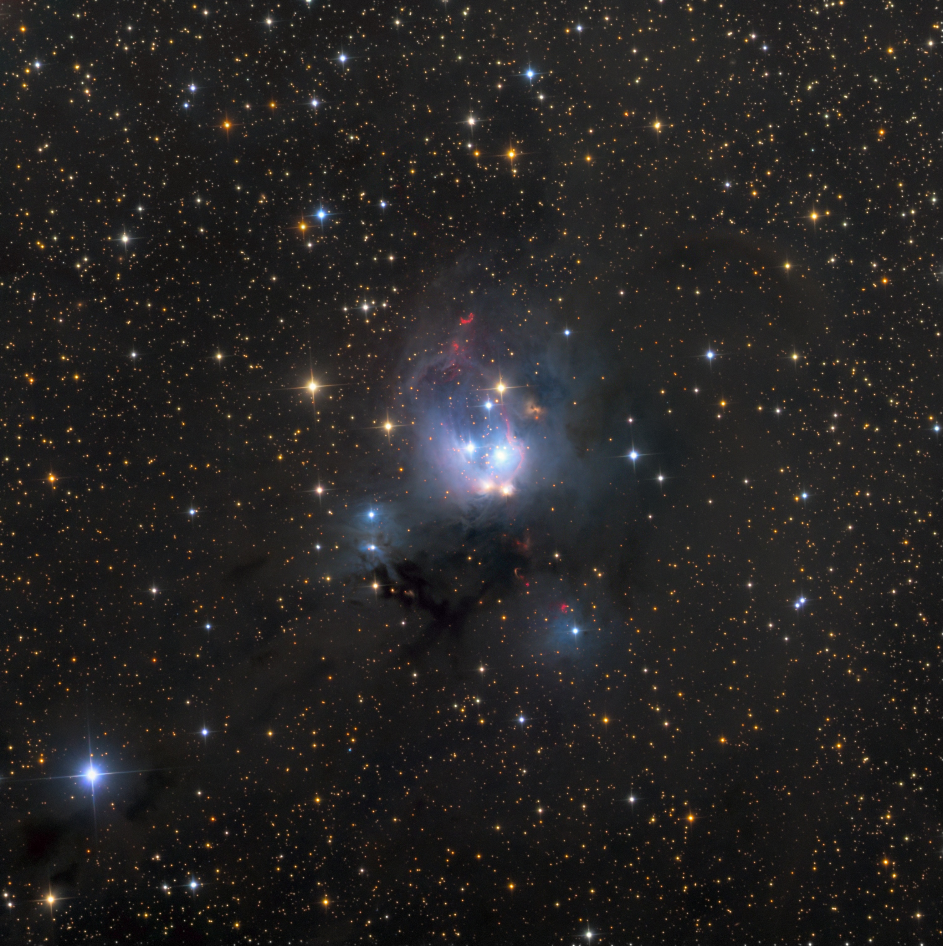 APOD: 2010 September 4 – Young Suns of NGC 7129