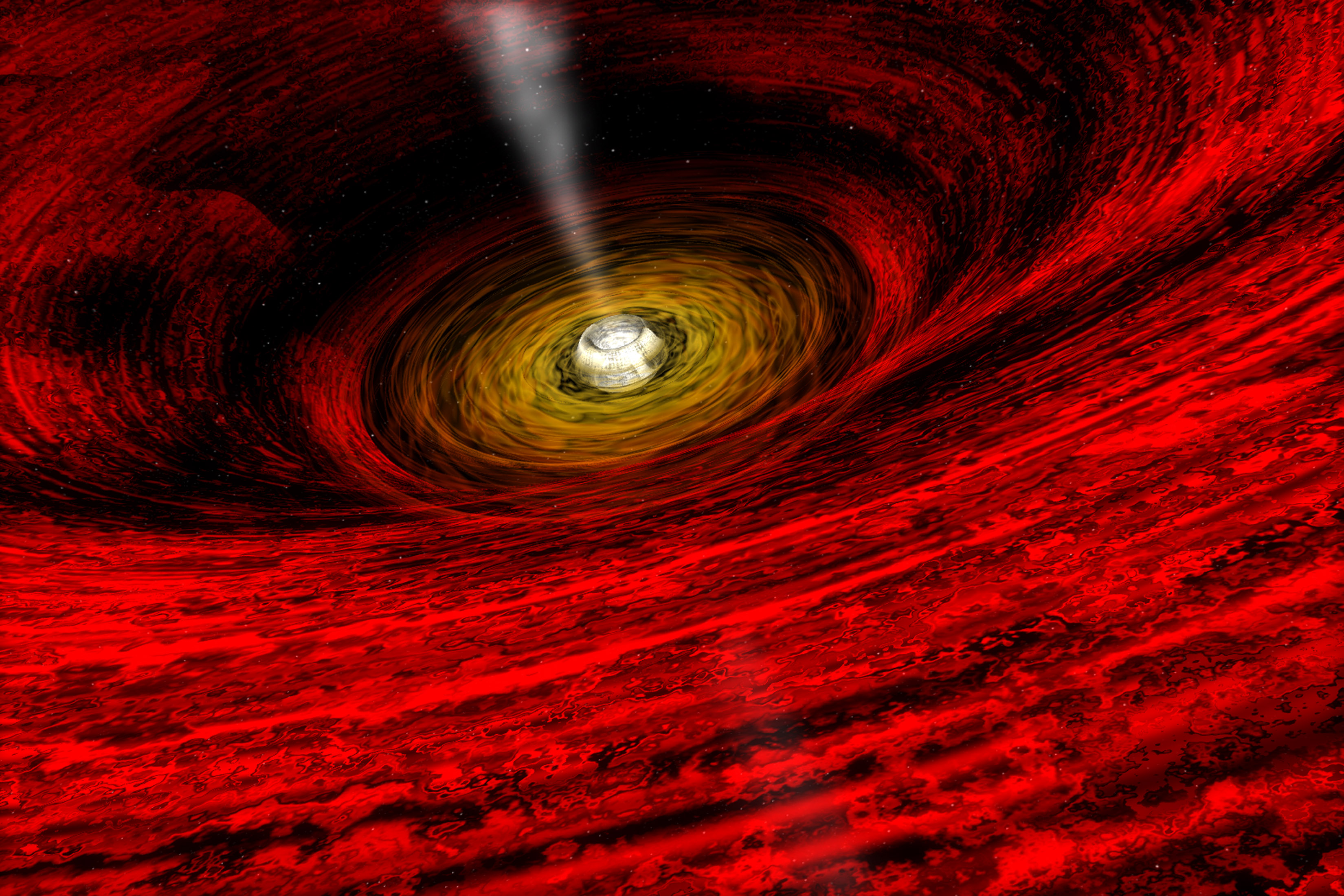 APOD: 2010 September 5 – GRO J1655 40: Evidence for a Spinning Black Hole