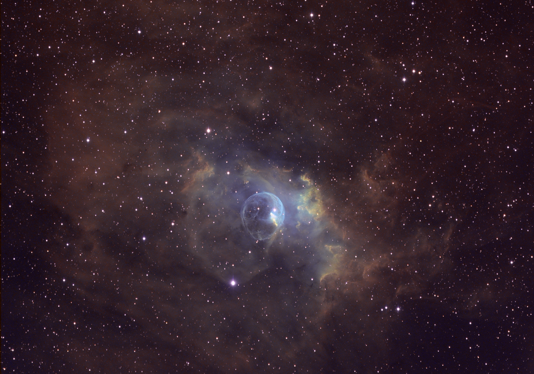 APOD: 2010 September 2 – The Bubble Nebula