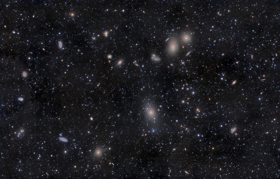 APOD: 2011 April 22 – Virgo Cluster Galaxies
