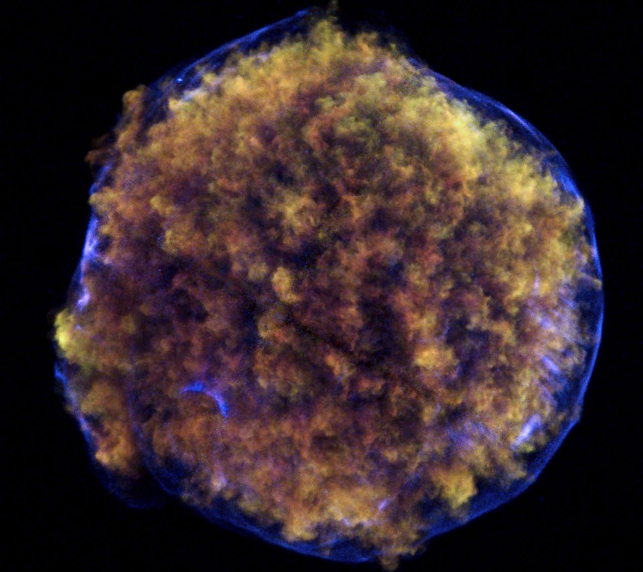 Tycho's Supernova Remnant — APOD for 2011-04-30