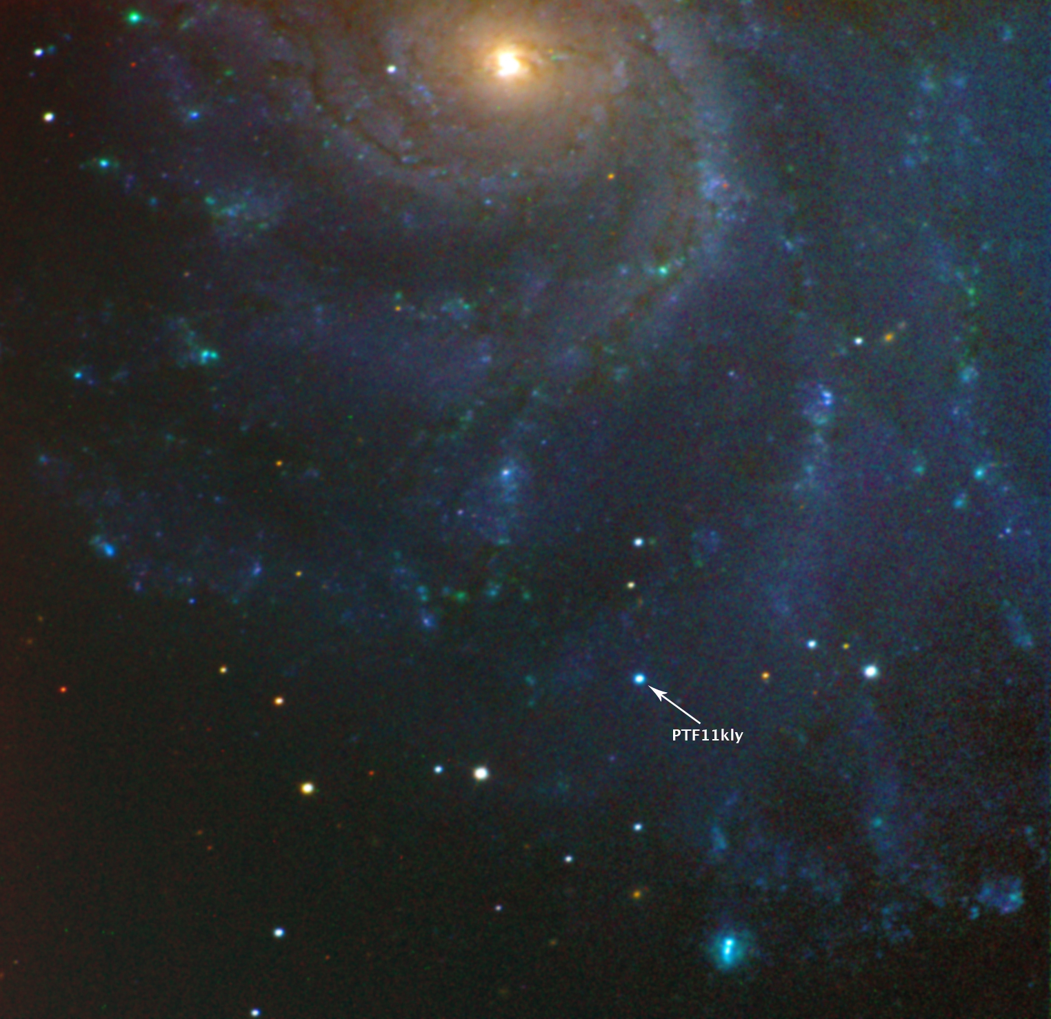APOD: 2011 August 26 – A Young Supernova in the Nearby Pinwheel Galaxy