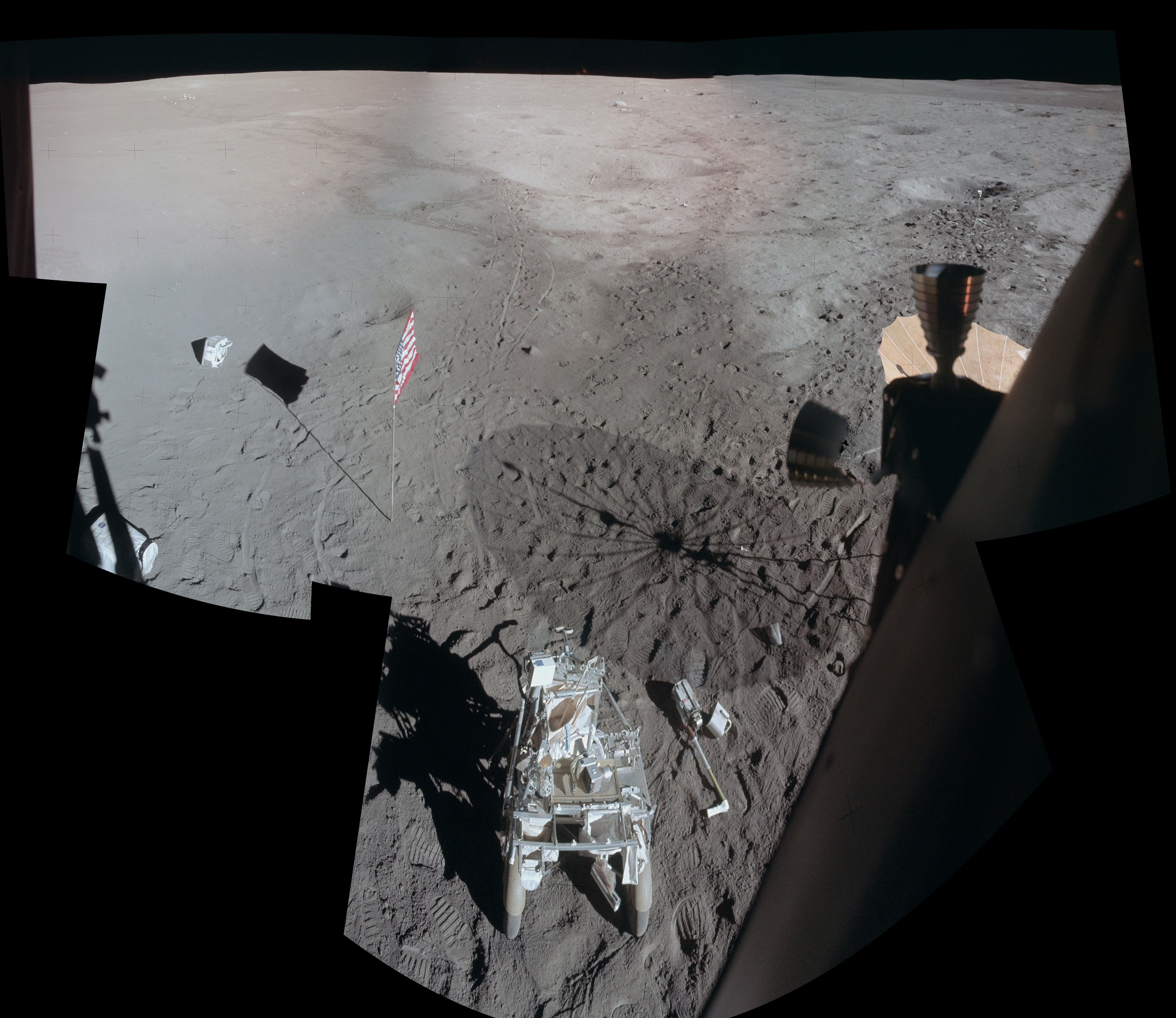 APOD: 2011 February 5 – Apollo 14: A View from Antares
