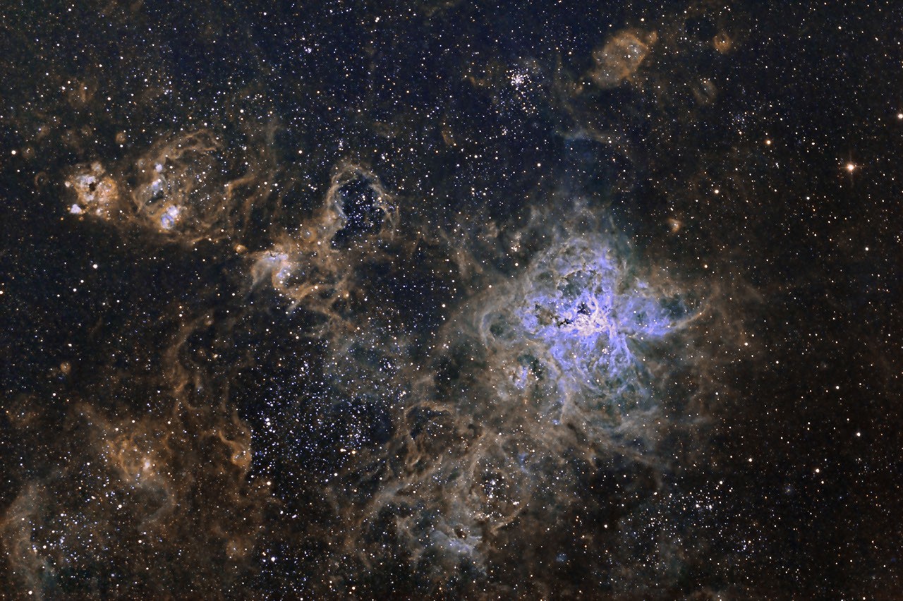 The Cosmic Web of the Tarantula Nebula — APOD for 2011-01-11