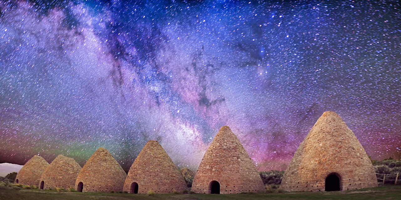 Milky Way Over Abandoned Kilns — APOD for 2011-07-25