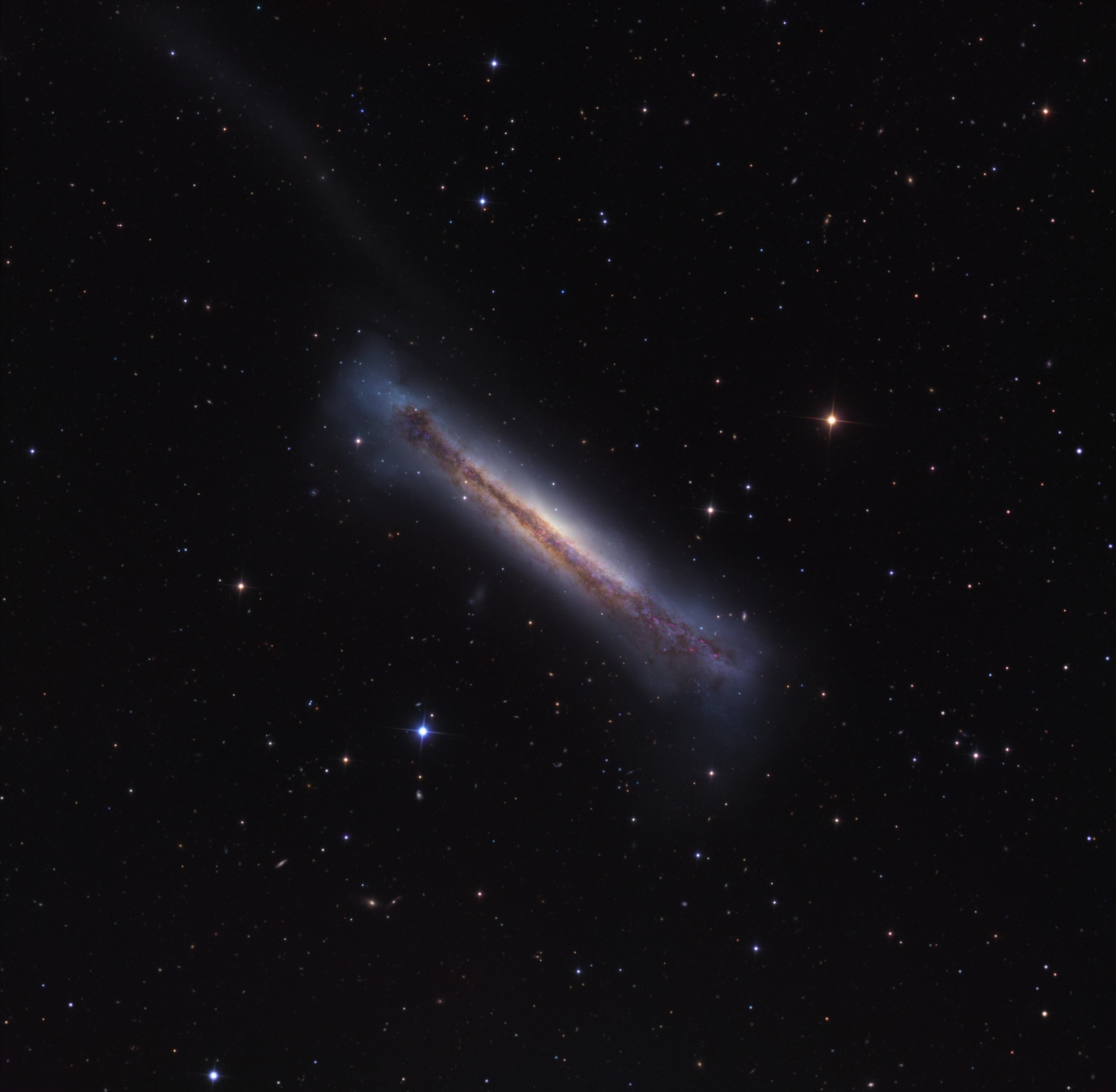 APOD: 2011 March 16 – Sideways Galaxy NGC 3628