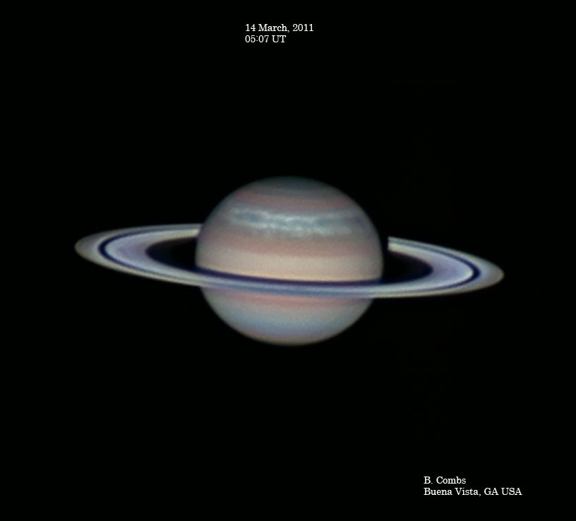 Saturn's Serpent Storm — APOD for 2011-03-17
