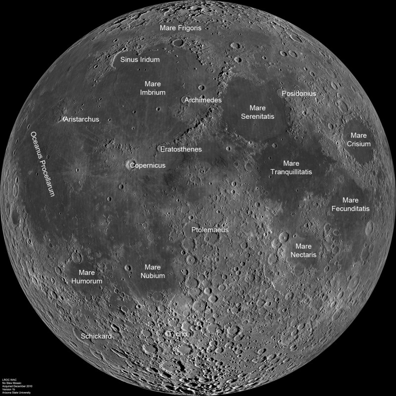 APOD: 2011 March 3 - Lunar Nearside - NASA Science