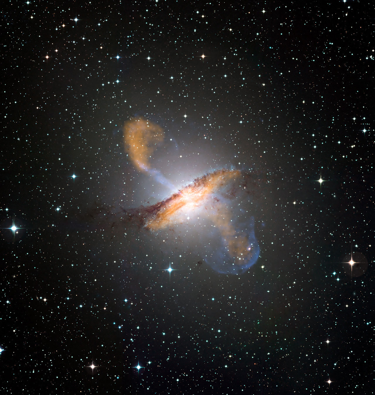 APOD: 2011 May 31 – Jets from Unusual Galaxy Centaurus A